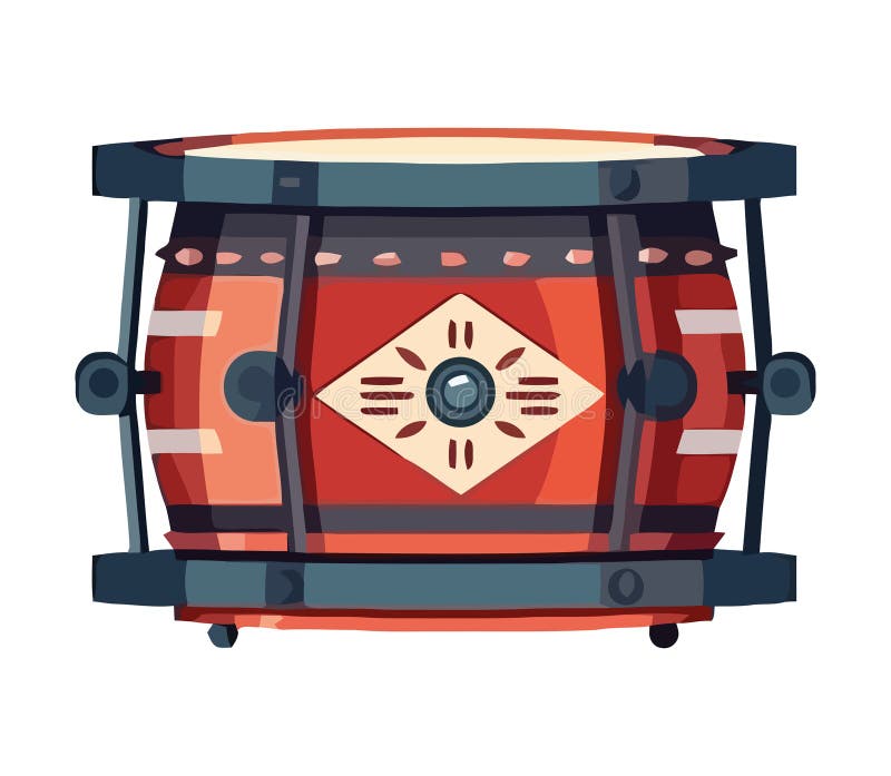 Marching Tenor Drum Clip Art