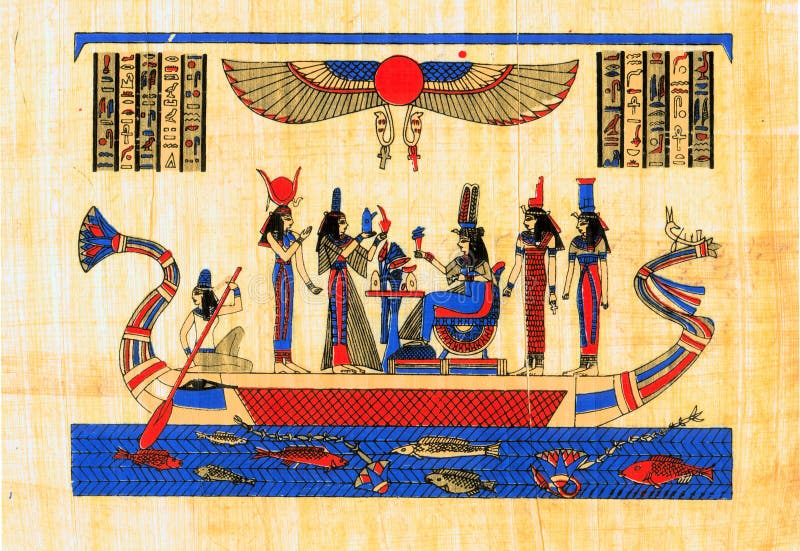 Ancient egyptian papyrus royalty free stock images Ancient egyptian papyrus royalty free stock images
