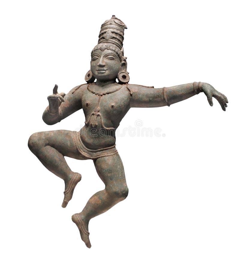 Ancient figure of dancing person isolated stock photography Ancient figure of dancing person isolated stock photography