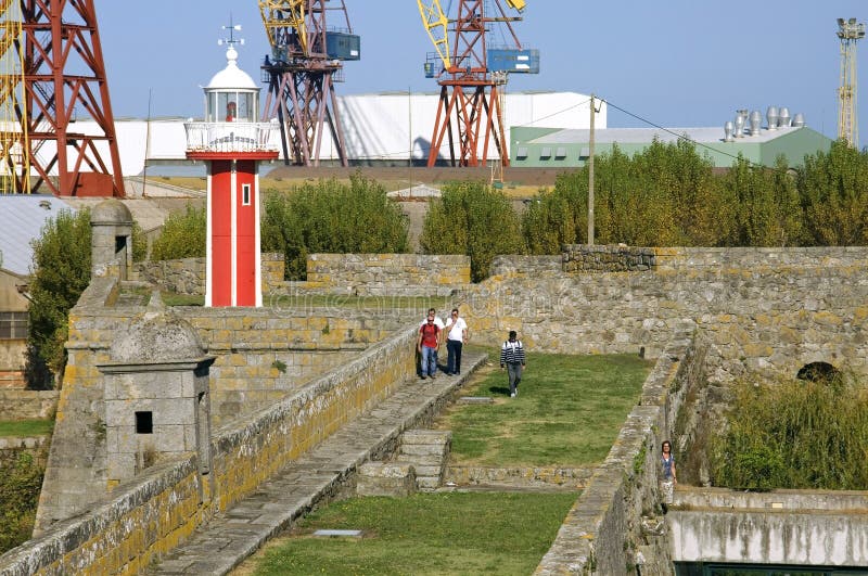 Ancient Fort and port area in Viana do Castelo