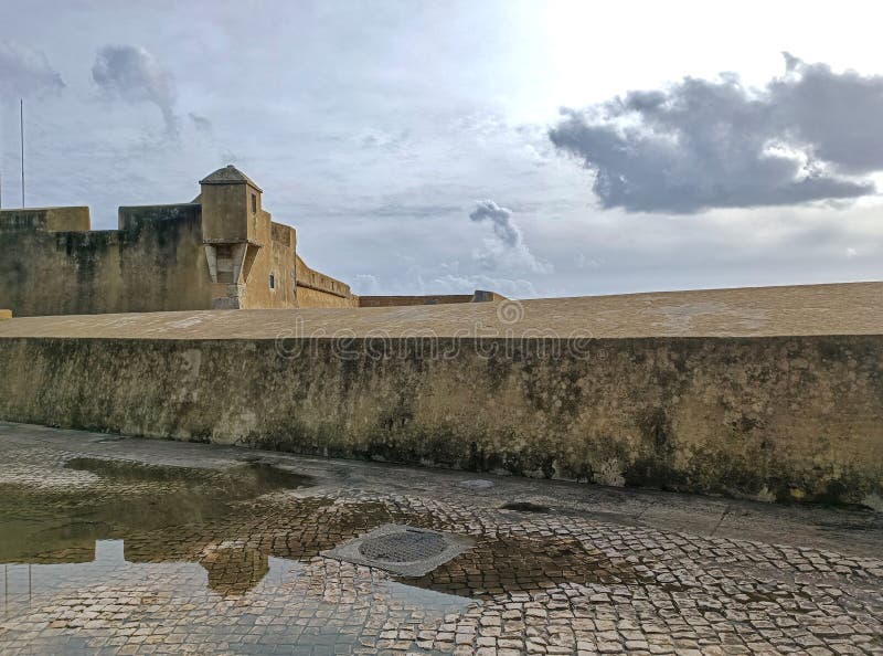 ancient fort by the sea. ancient fort by the sea