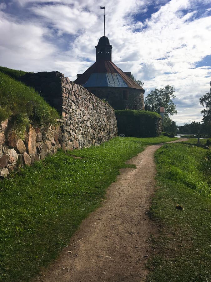 Ancient fortress, architecture, picturesque places in Karelia stock image Ancient fortress, architecture, picturesque places in Karelia stock image