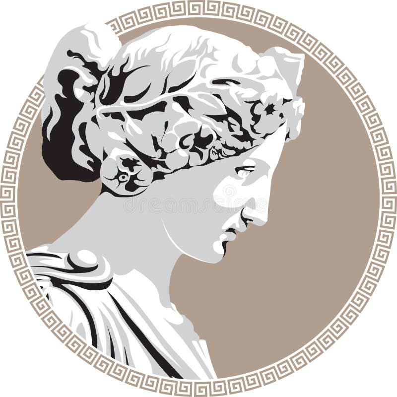 Ancient goddess royalty free illustration Ancient goddess royalty free illustration