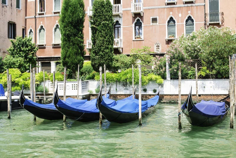 Ancient gondola in Venice stock photo. Image of landmark 42047830