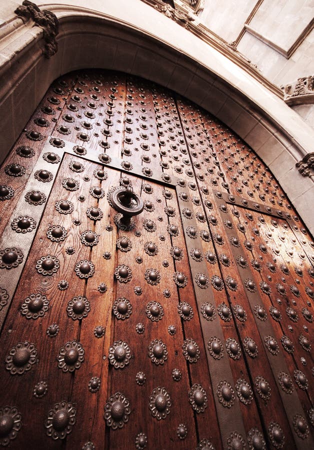 Ancient gothic door