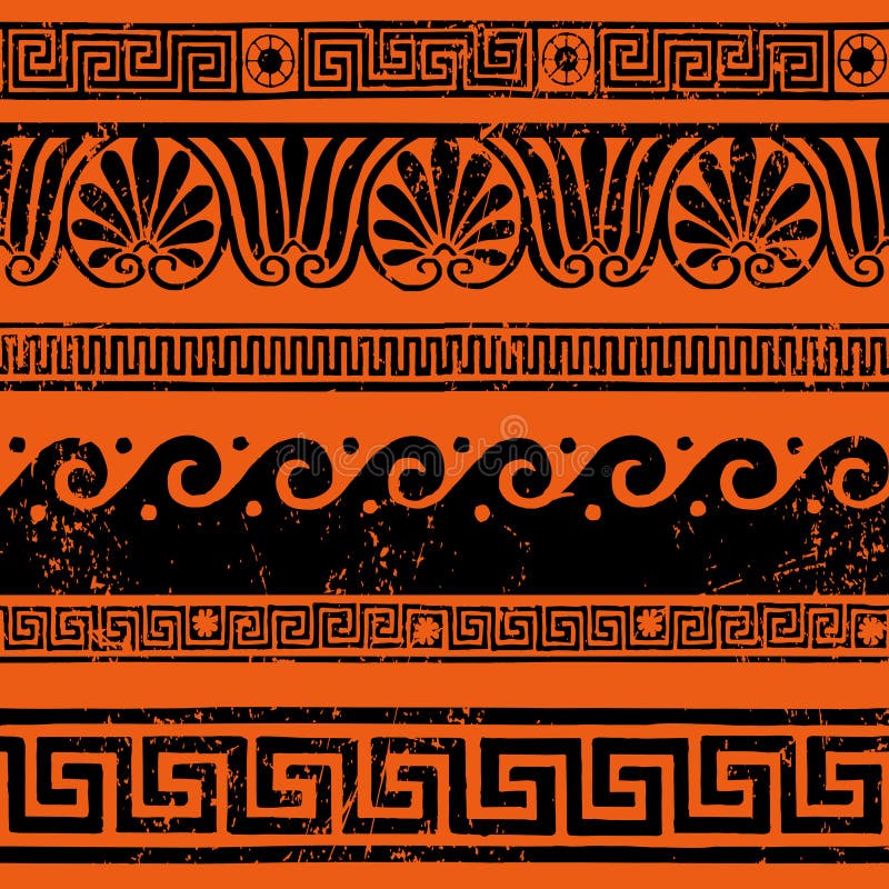 Classic Roman Border Circle Stock Illustrations 367 Classic Roman