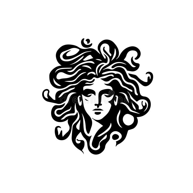 Medusa Medusa Gorgon Silhouette Woman Face With Snake - vrogue.co