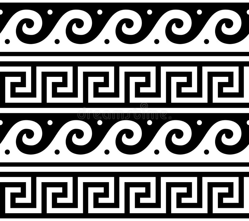 Ancient Greek Patterns On Vases
