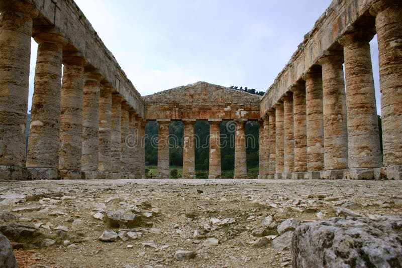 Ancient Greek temple. Segesta