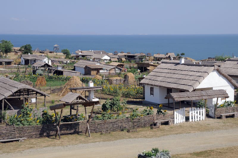 Ancient habitation of the Kuban Cossacks.