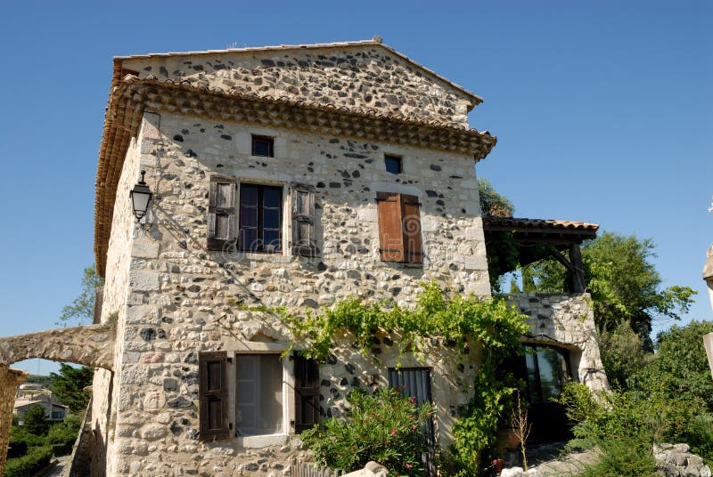 Ancient House in Southern France Stock Image Image of chateau, rural 5918035