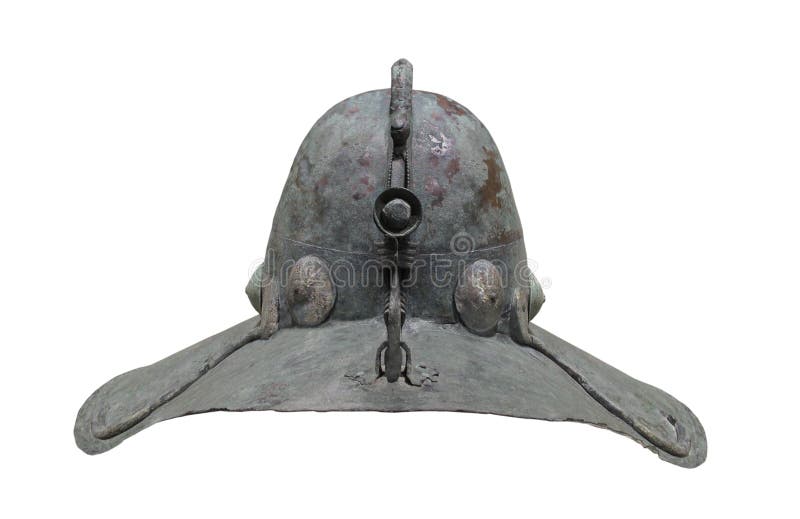 Ancient Japanese warrior helmet