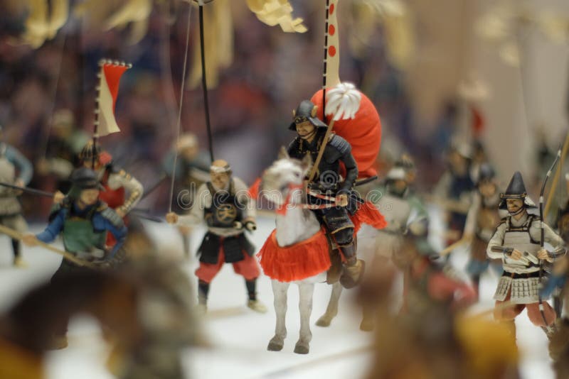 Japanese warriors figure editorial photo. Image of figurines 139484821