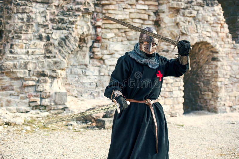 Ancient knight royalty free stock photo