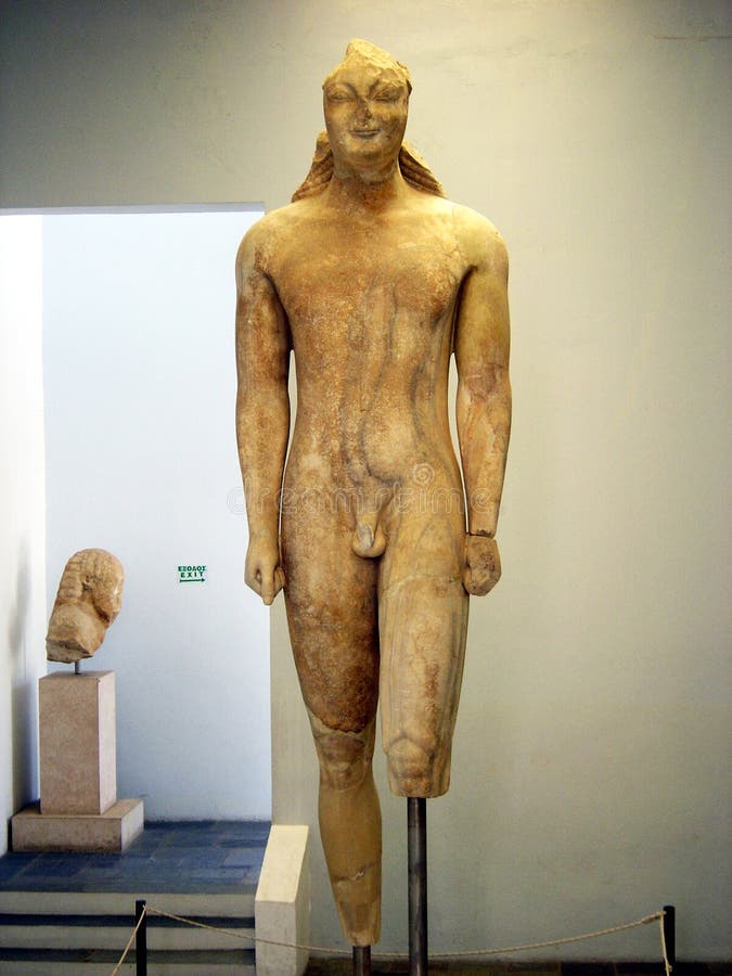 Samos kouros editorial stock photo. Image of greek, ancient 29833008