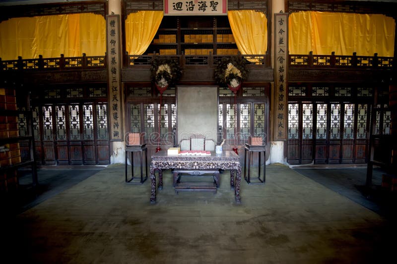 Ancient library royalty free stock photography