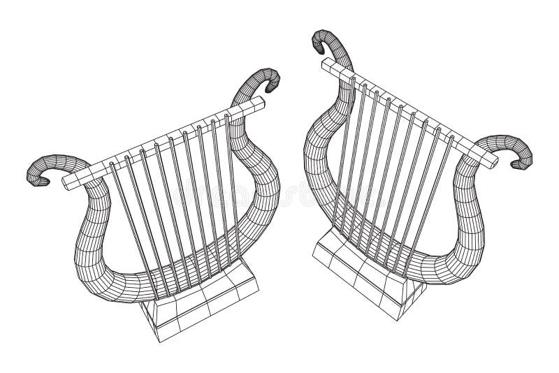 Ancient Lyre Stock Illustrations – 1,048 Ancient Lyre Stock ...