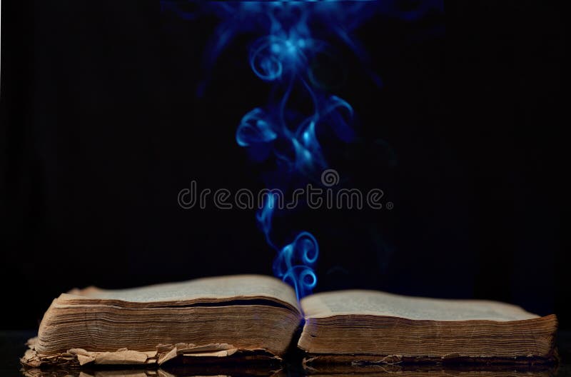 The ancient magic book royalty free stock images