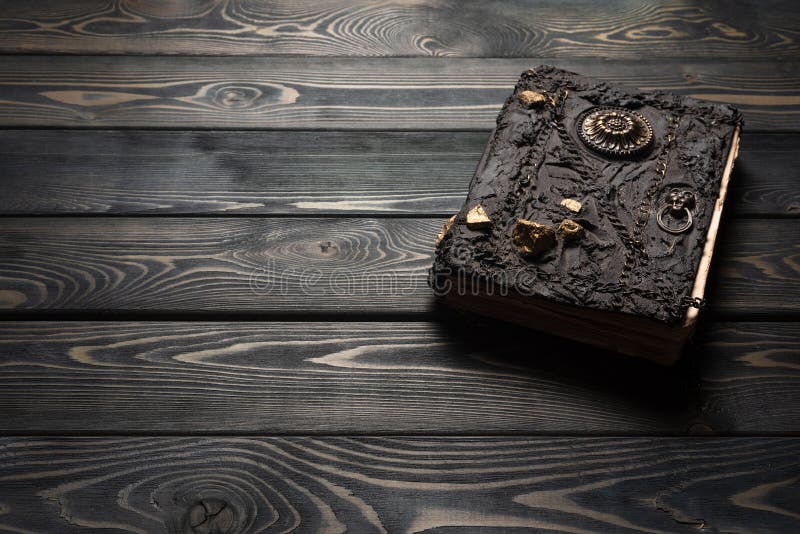 Ancient magic book royalty free stock images