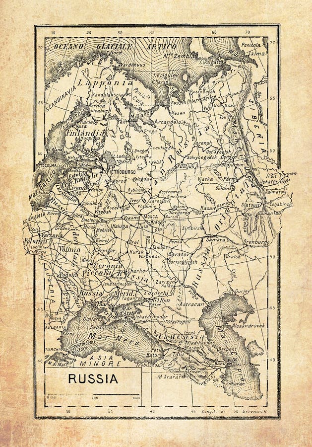 urals mountains map