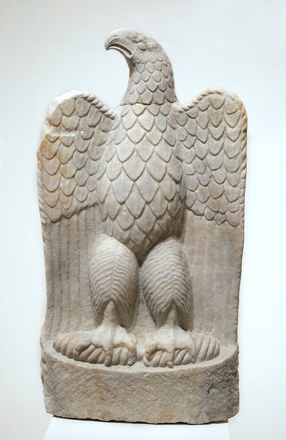 Ancient marble eagle