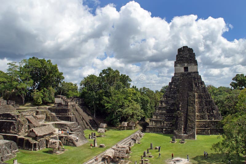 Ancient Mayan pyramid