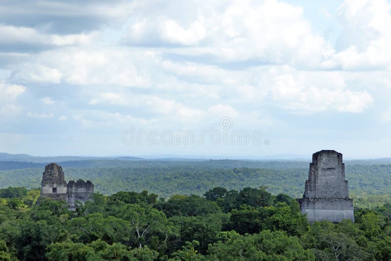 Ancient Mayan pyramids