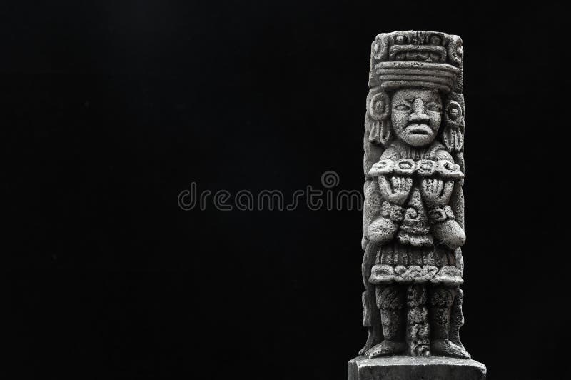 Ancient Mayan Statue royalty free stock photos
