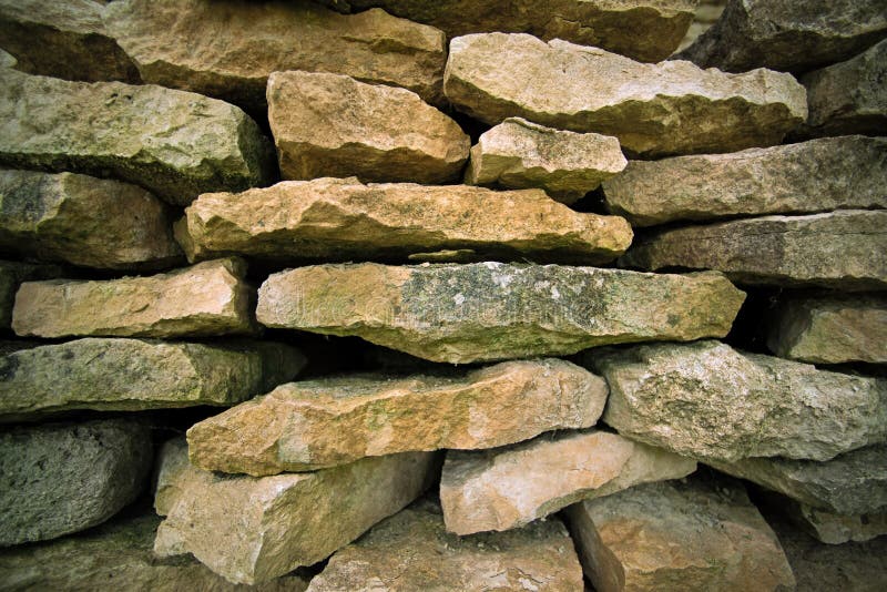 Ancient Medieval Limestone Wall Stock Image Image of material