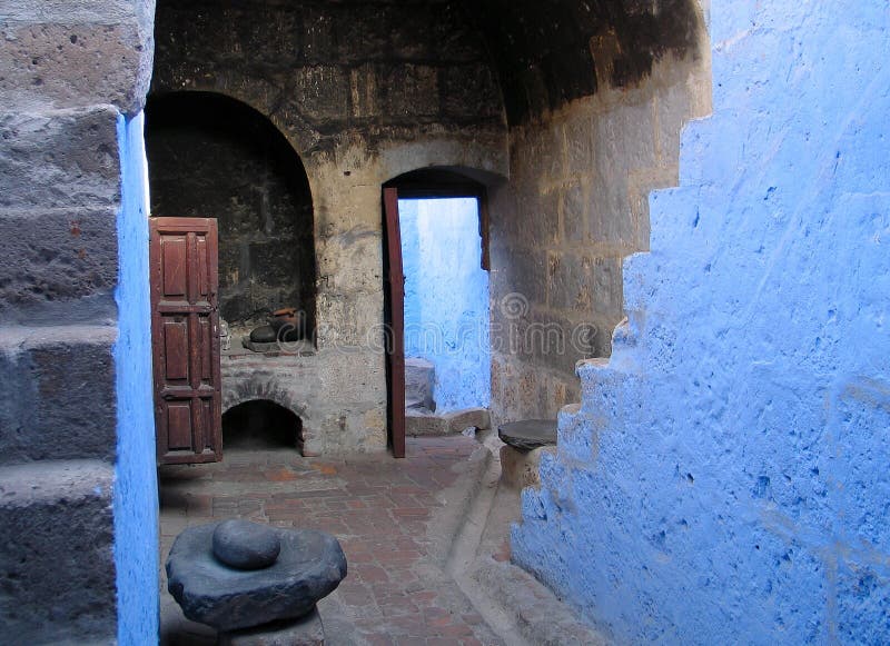 Ancient monastery kitchen