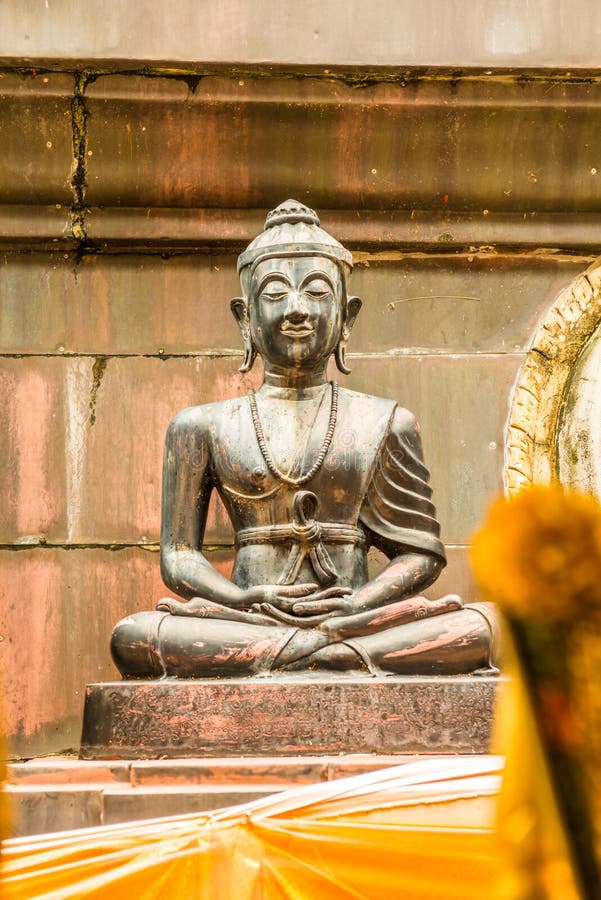 Ancient Monk Statue in Phra that Suthon Mongkhon Khiri Temple Stock ...