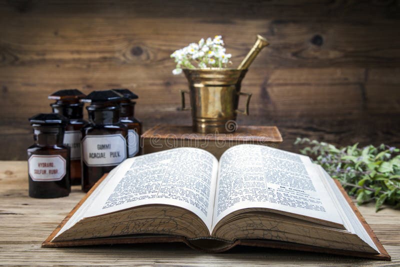 The ancient natural medicine, herbs and medicines