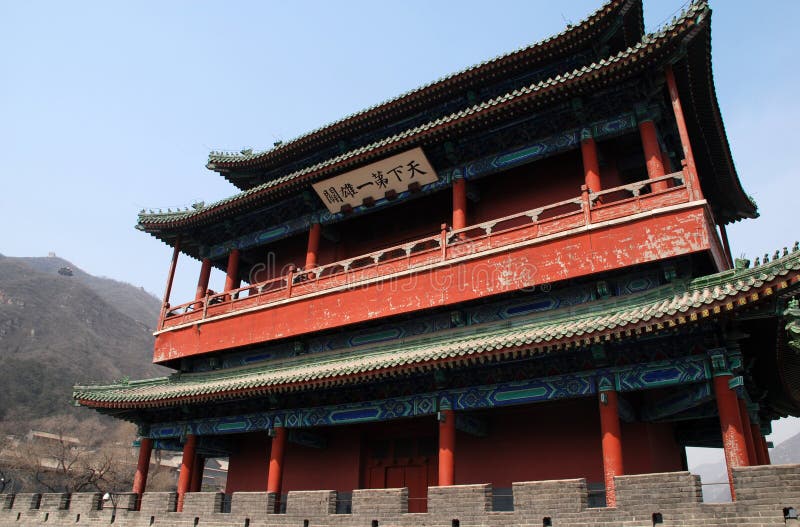Ancient pagoda on Great Wall(China)