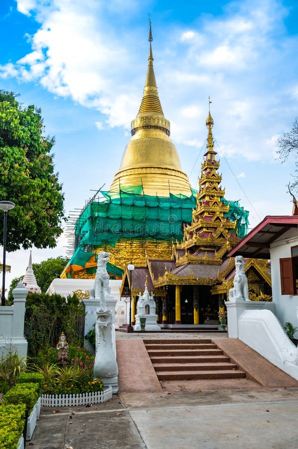 Ancient Pagoda In Phra Kaew Don Tao Temple Stock Photo Ancient Pagoda In Phra Kaew Don Tao Temple Stock Photo