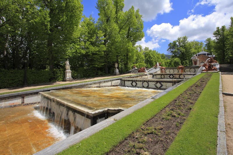 The ancient park in the Spanish city of Segovia