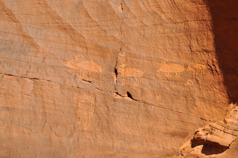 Petroglyph In Canyonlands National Park Stock Photo Image Of