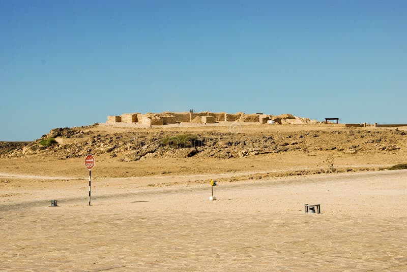 Ancient port Khor rawri, Salalah stock images