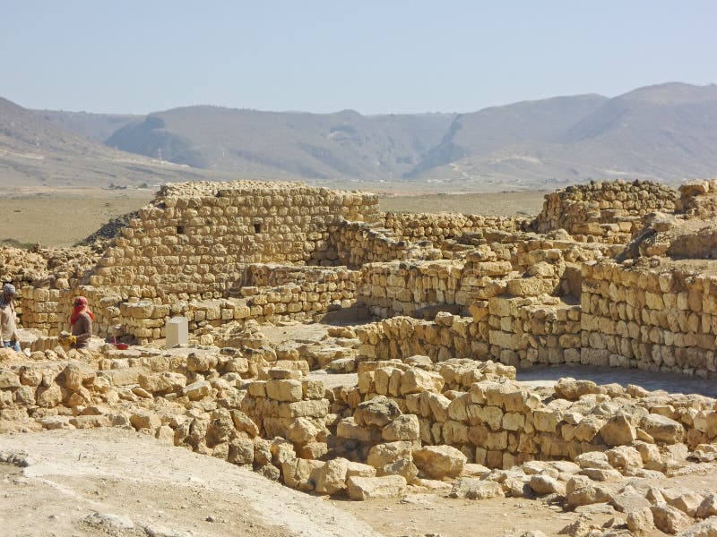 Ancient port Khor rawri royalty free stock photography