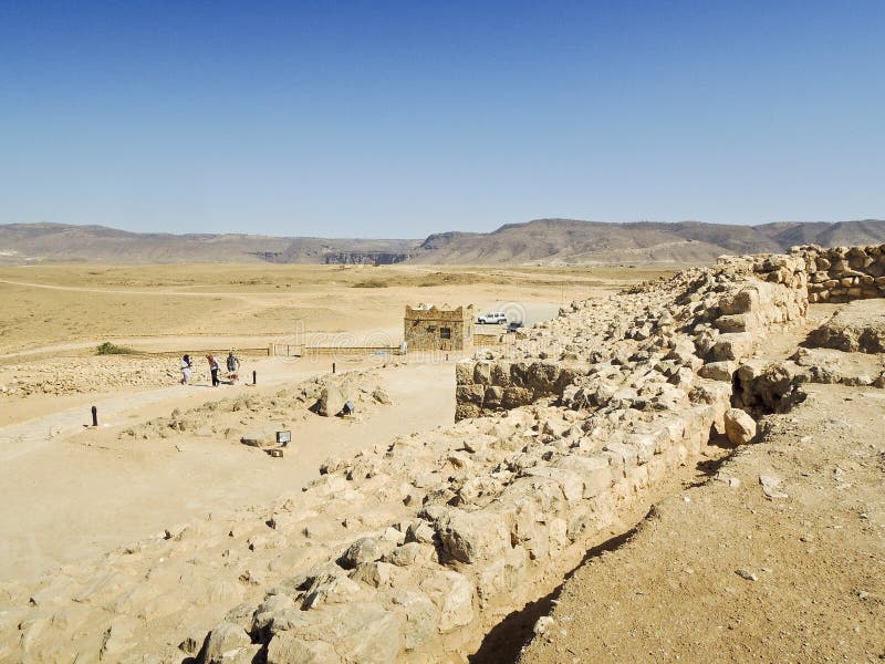 Ancient port Khor rawri stock photo