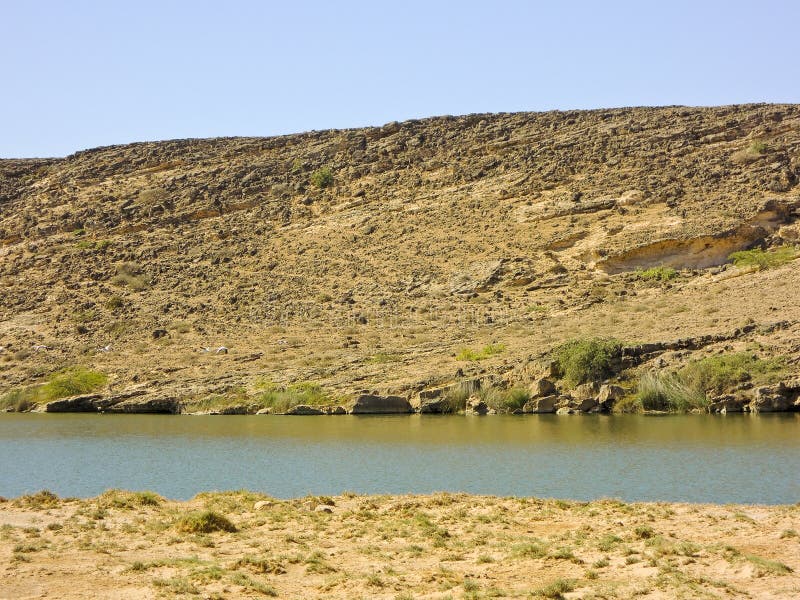 Ancient port Khor rawri royalty free stock image