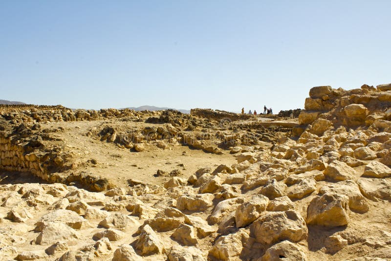 Ancient port Khor rawri stock photography