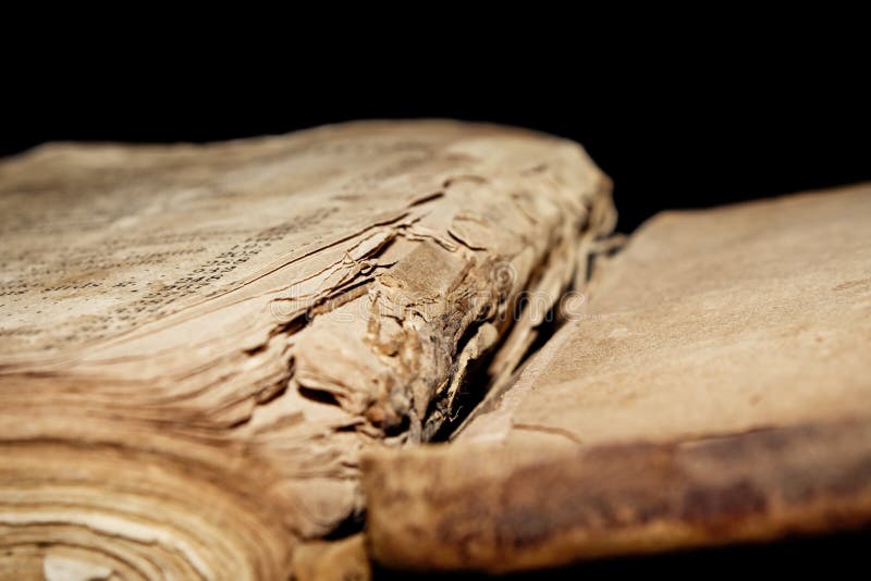 Ancient prayer book royalty free stock photography