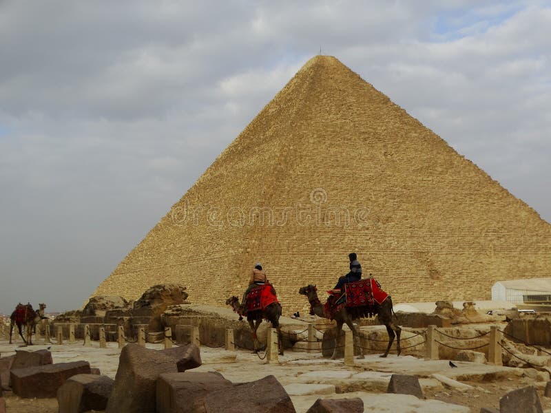 Giza Pyramids, Egypt royalty free stock photos