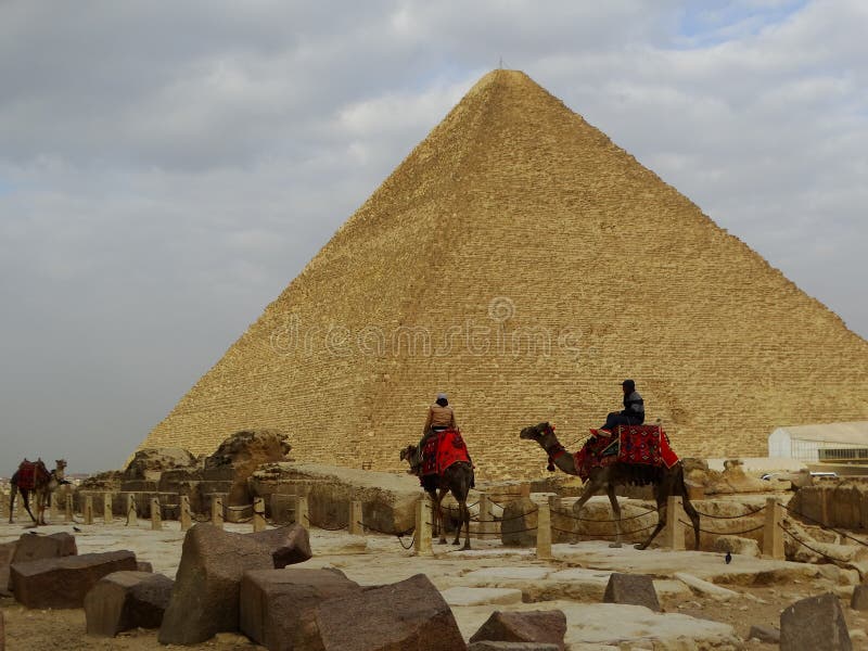 Giza Pyramids, Egypt stock image