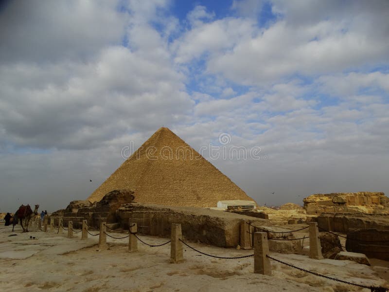 Giza Pyramids, Egypt stock photos