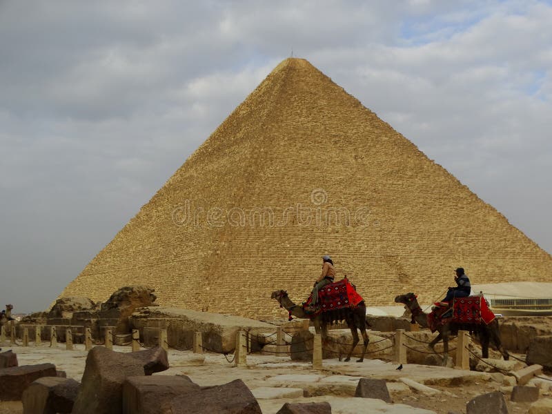Giza Pyramids, Egypt royalty free stock photo