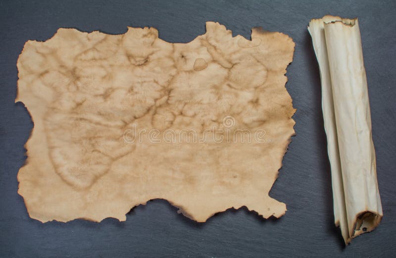 Ancient Roll of Paper and Ancient Paper Stock Photo Image of antique, message 52028358