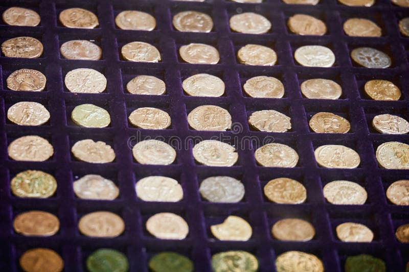 Ancient Roman Coins Made Of Metal Reconstruction Of The Events Of The ancient-roman-coins-made-of-metal-reconstruction-of-the-events-of-the