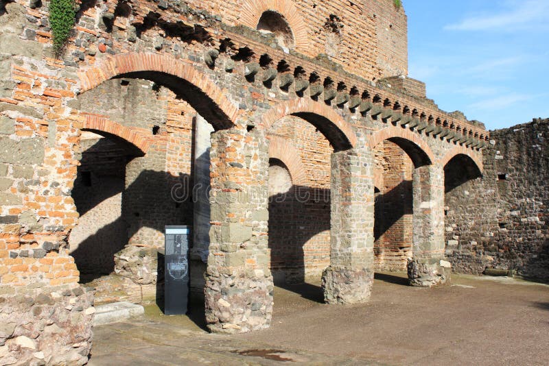 Ancient roman house stock photos