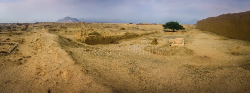 Ancient ruins of Chan-Chan monument, Trujillo, Peru stock photos Ancient ruins of Chan-Chan monument, Trujillo, Peru stock photos
